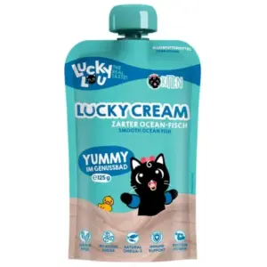 Karma dla kota LUCKY LOU cream kitten ryby 125g