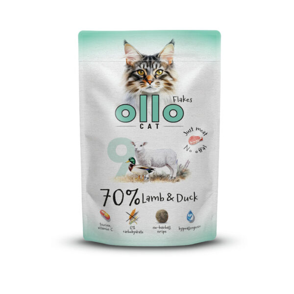 Karma dla kota OLLO jagnięcina kaczka 85g Karma dla kota OLLO jagnięcina kaczka 85g