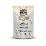 Karma dla kota OLLO tuńczyk omułek 85g