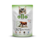Karma dla kota OLLO wołowina kaczka 85g