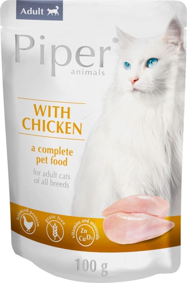 Karma dla kota PIPER kurczak 100g Karma dla kota PIPER kurczak 100g