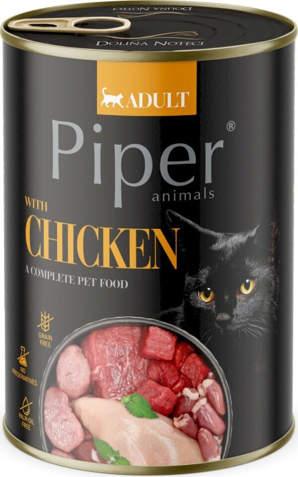 Karma dla kota PIPER kurczak 400g Karma dla kota PIPER kurczak 400g