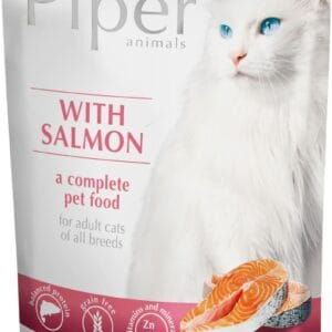 Karma dla kota PIPER łosoś 100g