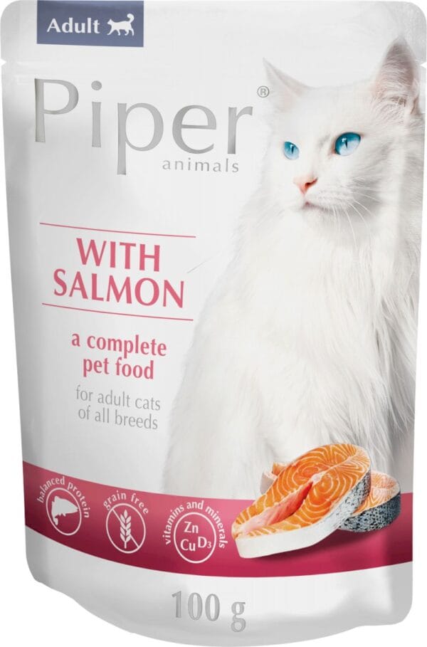 Karma dla kota PIPER łosoś 100g Karma dla kota PIPER łosoś 100g
