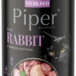 Karma dla kota PIPER sterilised królik 400g