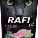 Karma dla kota RAFI królik sterilized 100g