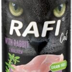 Karma dla kota RAFI sterilized królik 400g