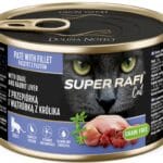 Karma dla kota SUPER RAFI przepiórka wątróbka z kurczaka 185g