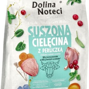 Karma dla psa DOLINA NOTECI premium suszona cielęcina perliczka 3kg