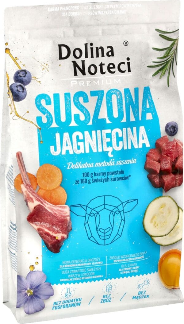 Karma dla psa DOLINA NOTECI premium suszona jagnięcina 9kg