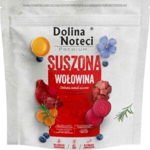 Karma dla psa DOLINA NOTECI premium suszona wołowina 1kg