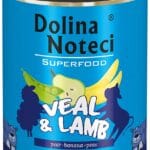 Karma dla psa DOLINA NOTECI superfood cielęcina jagnięcina 800g