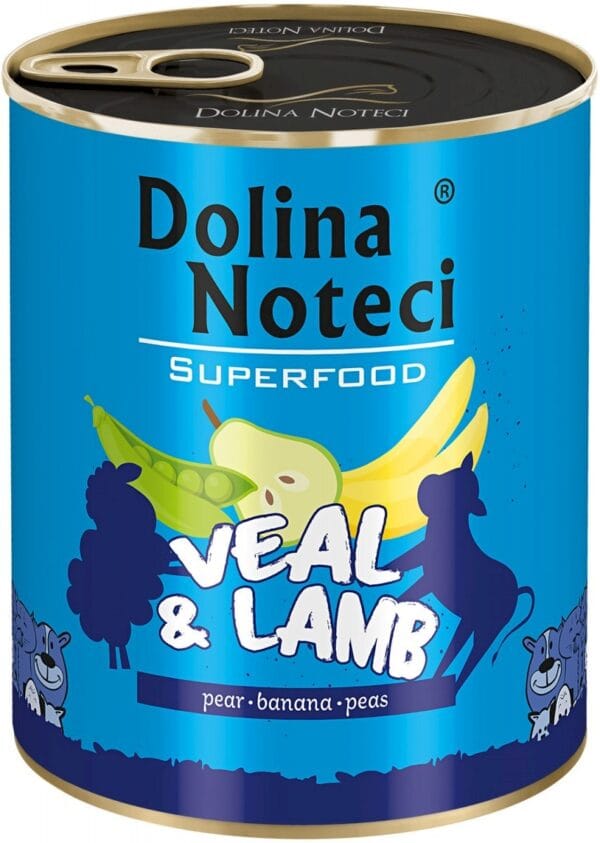 Karma dla psa DOLINA NOTECI superfood cielęcina jagnięcina 800g Karma dla psa DOLINA NOTECI superfood cielęcina jagnięcina 800g