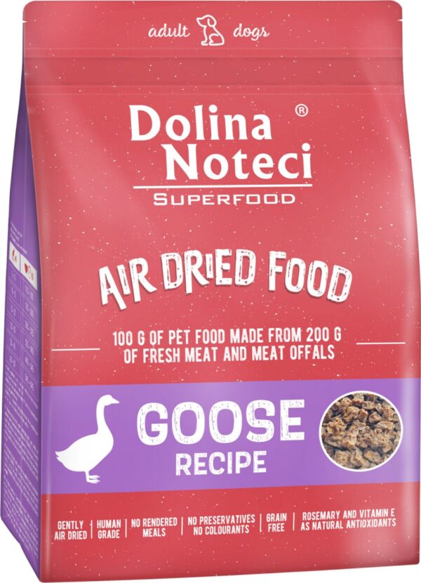 Karma dla psa DOLINA NOTECI superfood danie z gęsi 1kg Karma dla psa DOLINA NOTECI superfood danie z gęsi 1kg