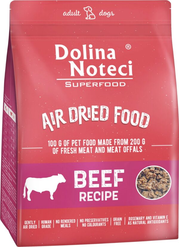 Karma dla psa DOLINA NOTECI superfood danie z wołowiny 1kg