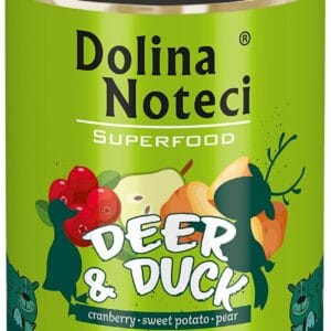 Karma dla psa DOLINA NOTECI superfood jeleń kaczka 800g