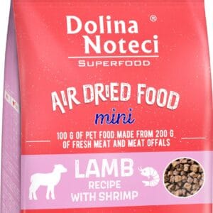 Karma dla psa DOLINA NOTECI superfood mini danie jagnięcina krewetki 1kg