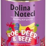 Karma dla psa DOLINA NOTECI superfood sarna wołowina 800g