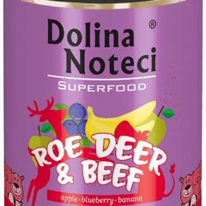 Karma dla psa DOLINA NOTECI superfood sarna wołowina 800g