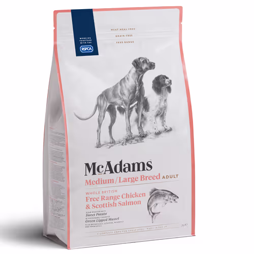 Karma dla psa MCADAMS Medium/Large wypiekana kurczak łosoś 5kg