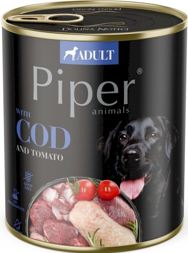 Karma dla psa PIPER dorsz pomidor 800g