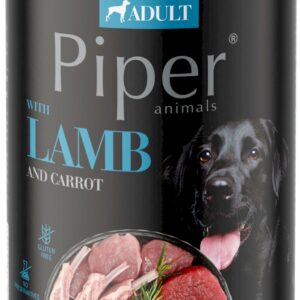 Karma dla psa PIPER jagnięcina marchew 400g