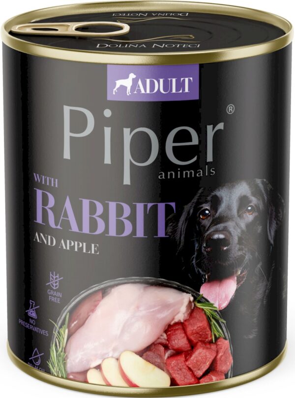 Karma dla psa PIPER królik jabłko 800g Karma dla psa PIPER królik jabłko 800g