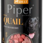 Karma dla psa PIPER przepiórka żurawina 400g
