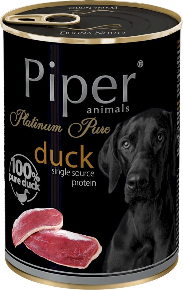 Karma dla psa PIPER pure kaczka 400g Karma dla psa PIPER pure kaczka 400g