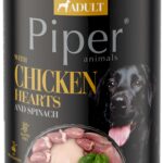 Karma dla psa PIPER serca kurczaka szpinak 400g
