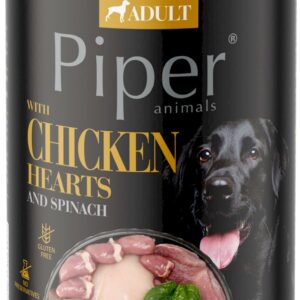 Karma dla psa PIPER serca kurczaka szpinak 400g
