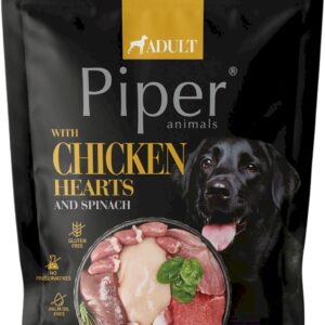 Karma dla psa PIPER serca kurczaka szpinak 500g