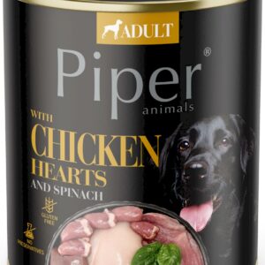 Karma dla psa PIPER serca kurczaka szpinak 800g