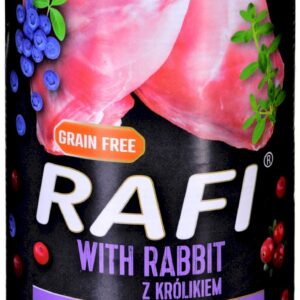 Karma dla psa RAFI królik 400g