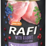 Karma dla psa RAFI królik 800g