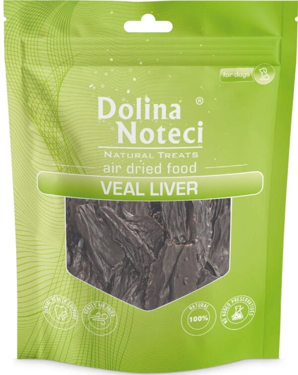 Przysmaki dla psa DOLINA NOTECI Natural Treats wątroba cielęca 150g Przysmaki dla psa DOLINA NOTECI Natural Treats wątroba cielęca 150g