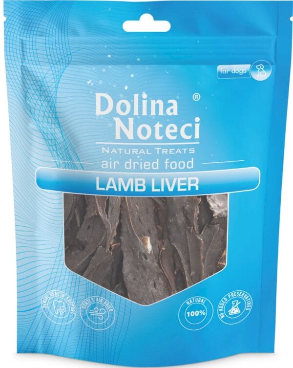 Przysmaki dla psa DOLINA NOTECI Natural Treats wątroba jagnięca 150g