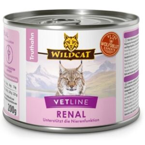 Karma dla kota WILDCAT Vetline Renal indyk 200g