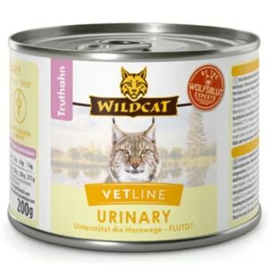 Karma dla kota WILDCAT Vetline Urinary indyk 200g
