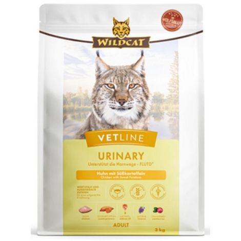 Karma dla kota WILDCAT Vetline Urinary kurczak 3kg