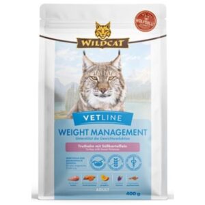 Karma dla kota WILDCAT Vetline Weight Management indyk 400g
