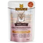 Karma dla kota WILDCAT vetline Gastrointestinal kaczka indyk 85g
