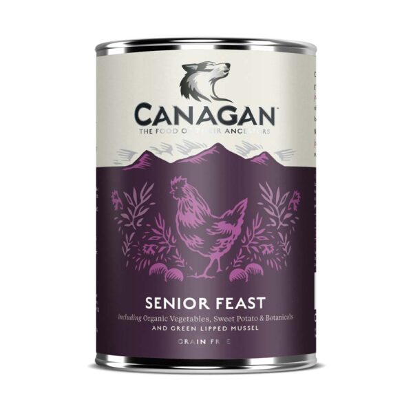 Karma dla psa CANAGAN senior feast 400g