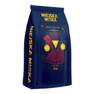 Karma dla psa MIEJSKA MISKA stek Wołowina 20 kg L/XL