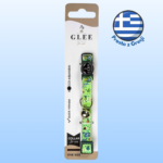 Obroża dla kota GLEE z dzwonkiem Green Fish 30cm