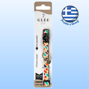 Obroża dla kota GLEE z dzwonkiem Ice Cream 30cm