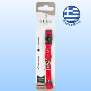 Obroża dla kota GLEE z dzwonkiem Meow 30cm