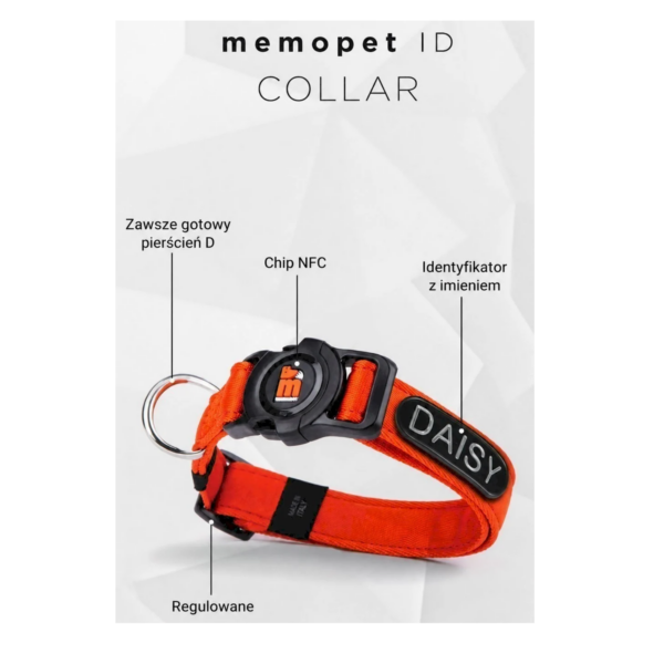 Obroża dla psa MY FAMILY Memopet ID XS + identyfikator