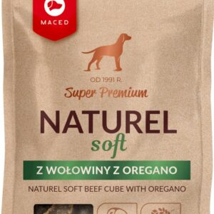 Przysmaki dla psa MACED Naturel Soft wołowina oregano 100g