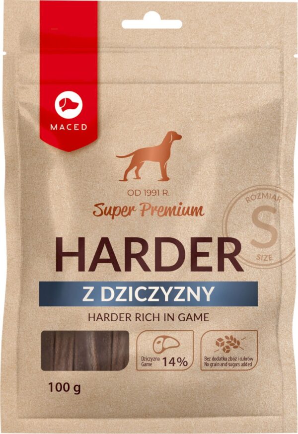 Przysmaki dla psa MACED gryzak harder dziczyzna S 100g